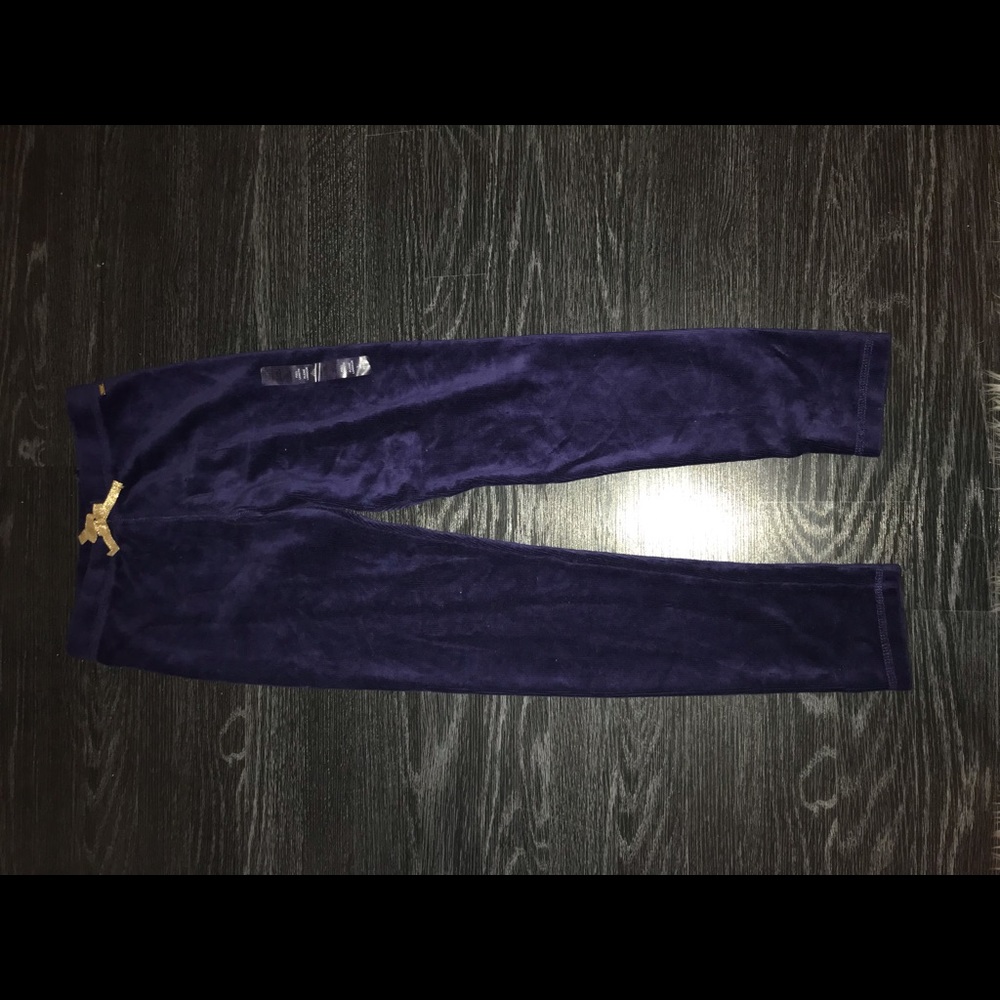 Blue velvet Tommy Hilfiger leggings/joggers